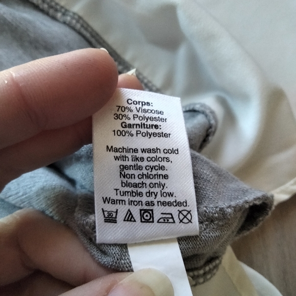 J. Crew Gray & White Scoop Neck Tank Top Sz XS - Picture 6 of 8